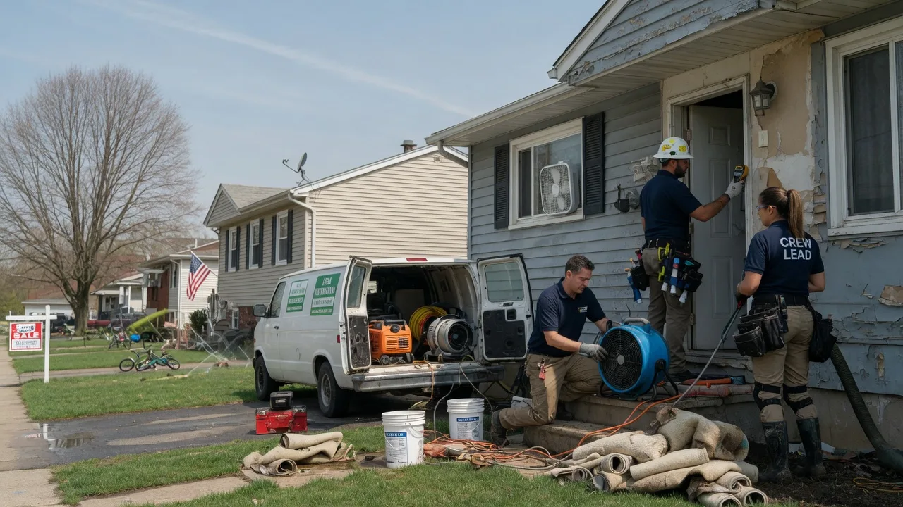 Flood Cleanup in Frackville, PA near me